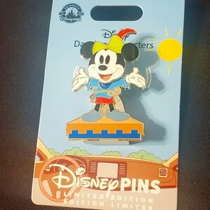Bean stalk mickey mouse pin